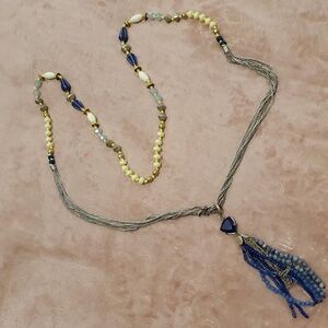 Stella and Dot long tassel necklace